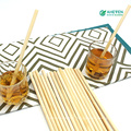 Amazon hot sale diposable 20cm long high quality bamboo drinking straws